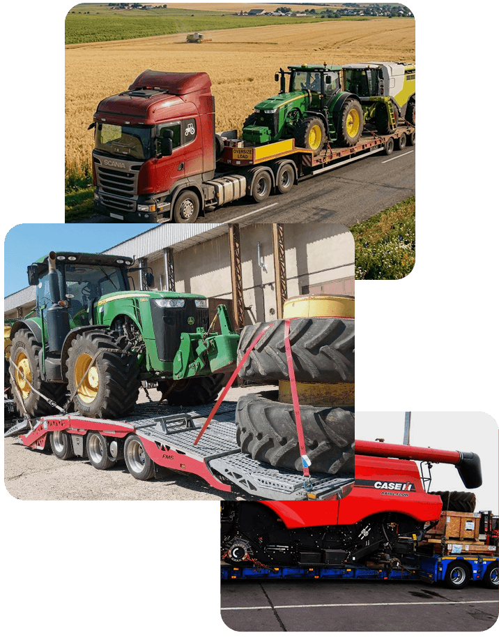 Перевезення агропромислового обладнання та техніки