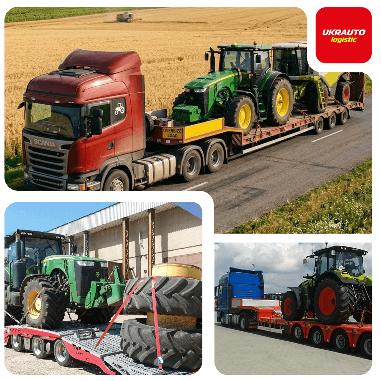 Доставка 6 тракторів John Deere з Німеччини для агрохолдингу з Укравтологістика