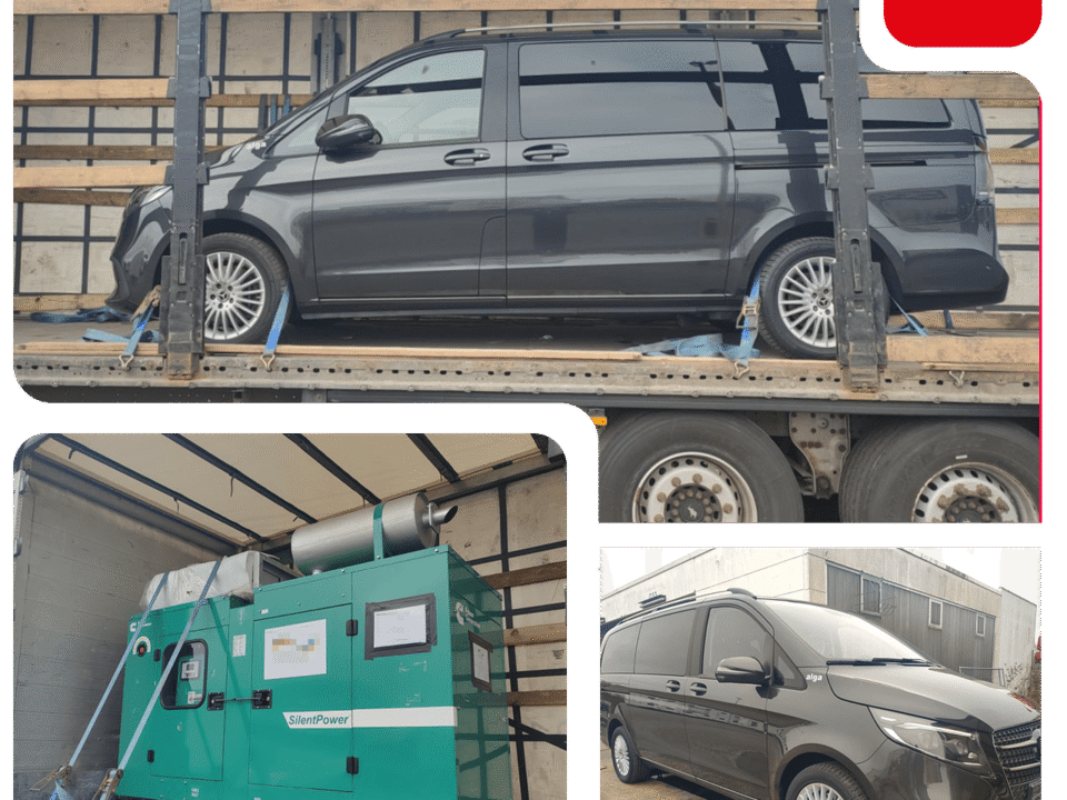 Кейс: Доставка генератора Cummins Stamford та Mercedes-Benz V-Class з Німеччини до Києва для гуманітарної місії