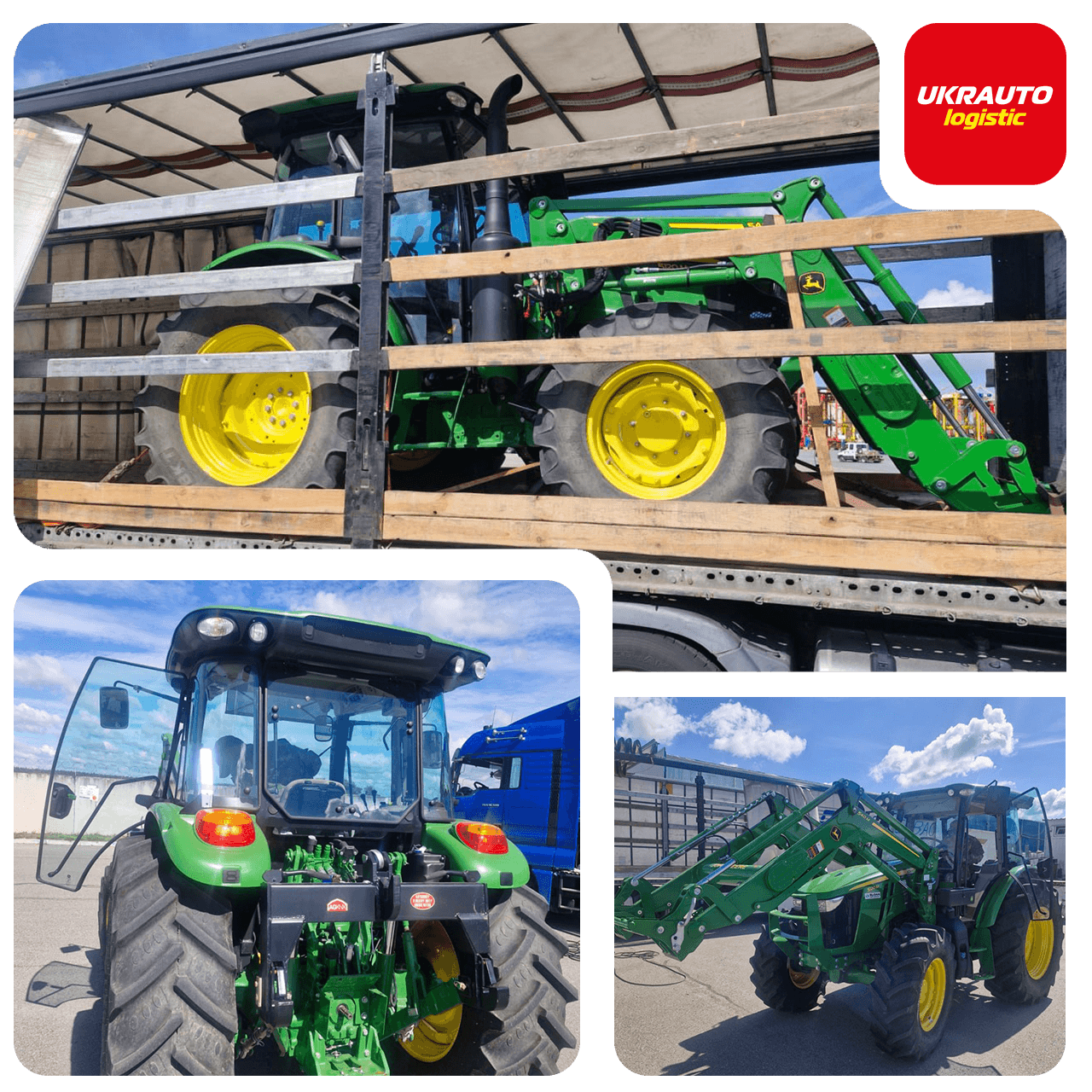 Кейс: Доставка трактора John Deere з Німеччини в Україну | ГК «Укравтологістика»