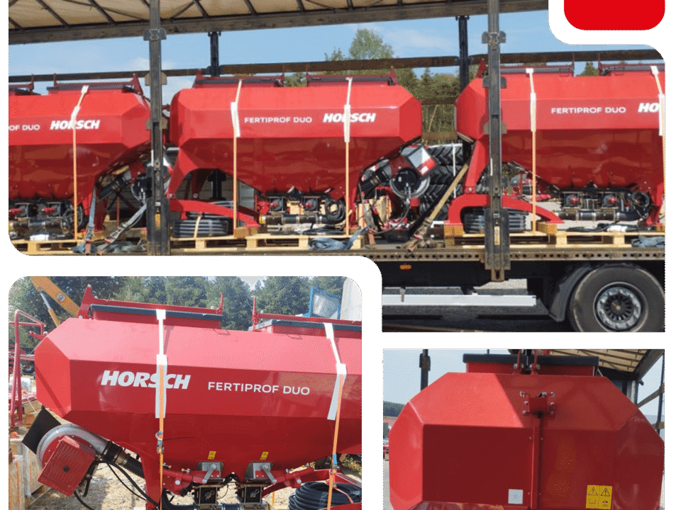 Доставка бункерів Horsch FertiProf Duo з Німеччини в Україну